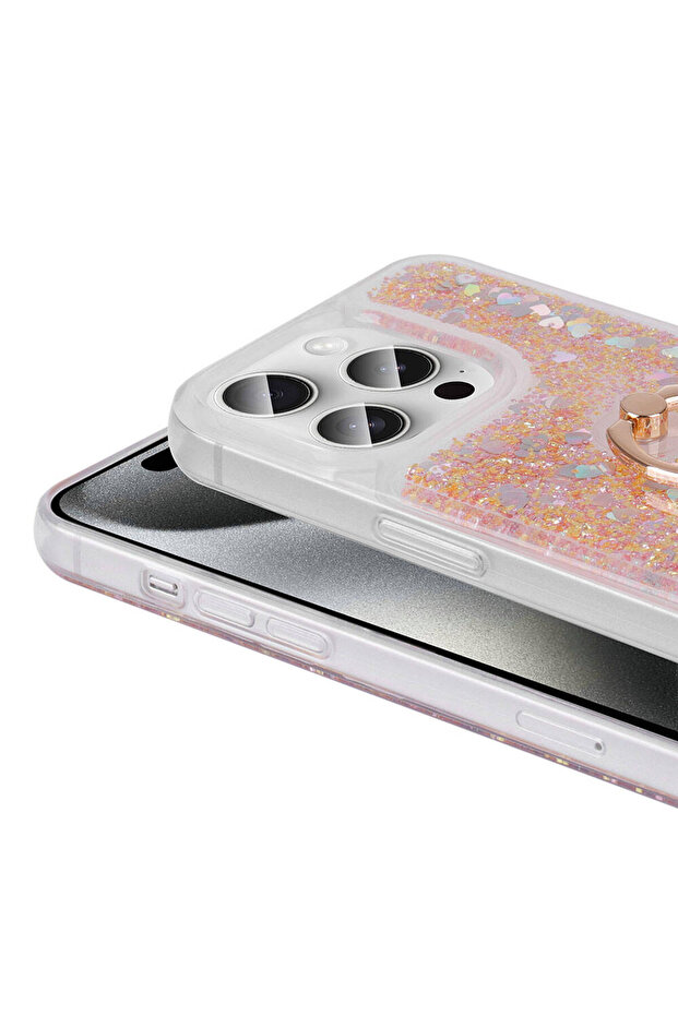 حافظة TKNC Milce متوافقة مع هاتف iPhone 15 Pro Max - فضي - 4