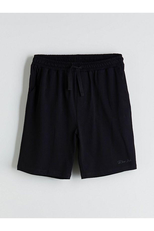 Slim Fit Erkek Pijama Alt Şort 2'li - 2
