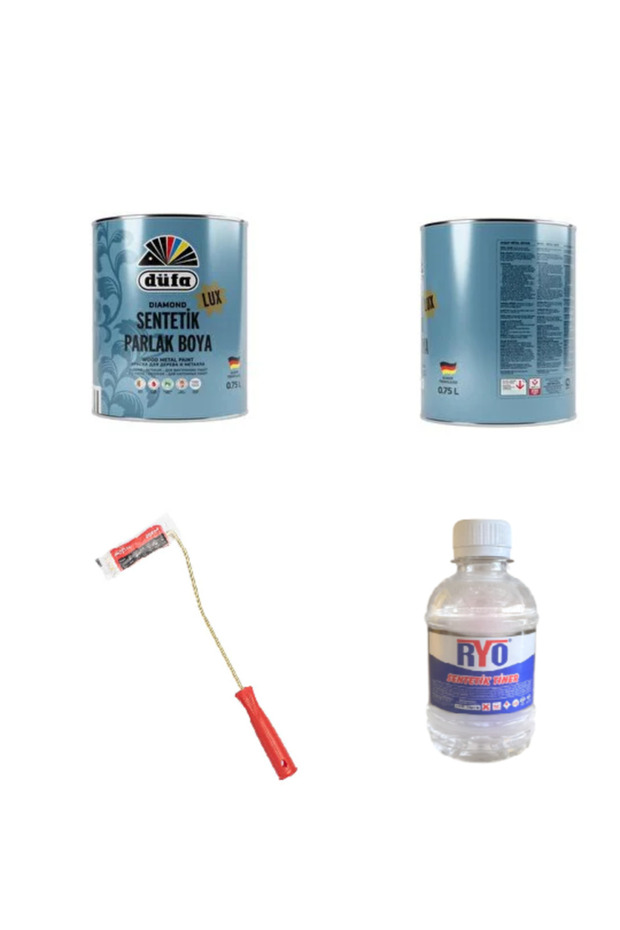 Diamond Sentetik Parlak Boya Set 0.75 LT