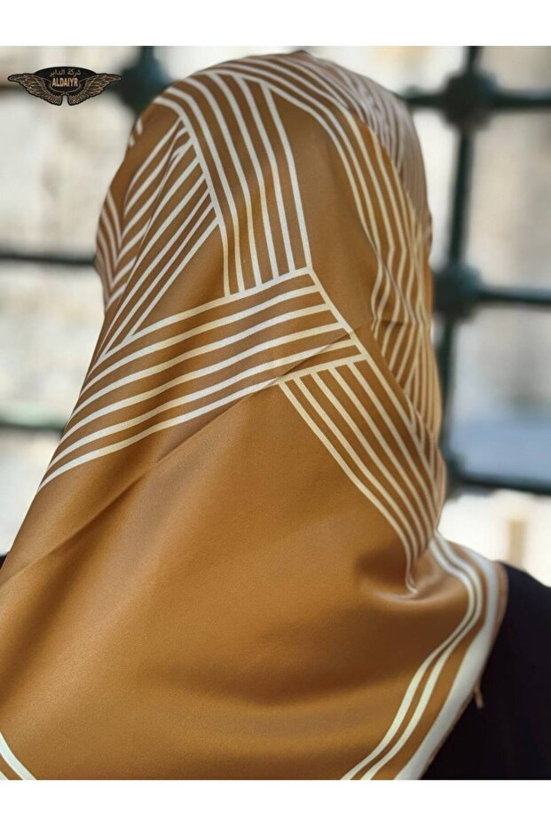 Eșarfă din raion cu model - 3