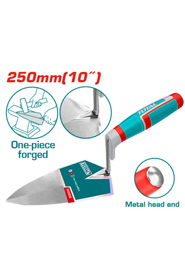 مسطرين يد ربر 10" توتال Tht82910