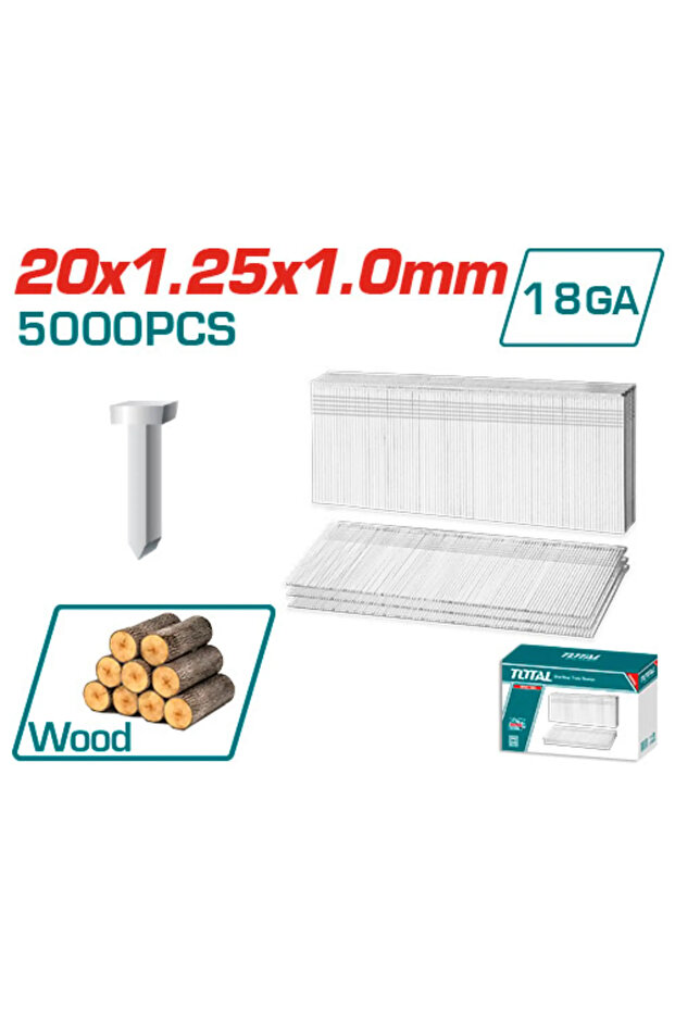مسمار دباسة Fa20 5000pcs خشب توتال Tac918201