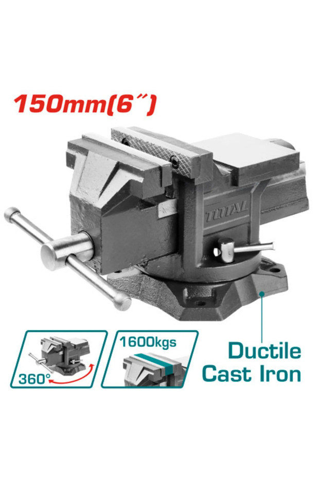 ملزمة طاولة 6" توتال Tht6166 - 1