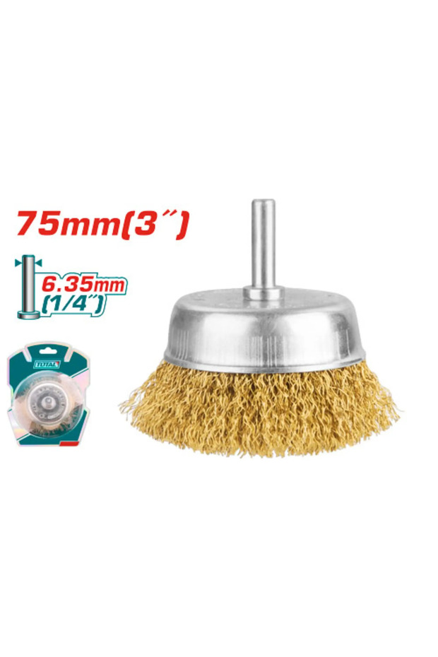 فرشة دريل كوب 3" سلك اصفر توتال Tac33031