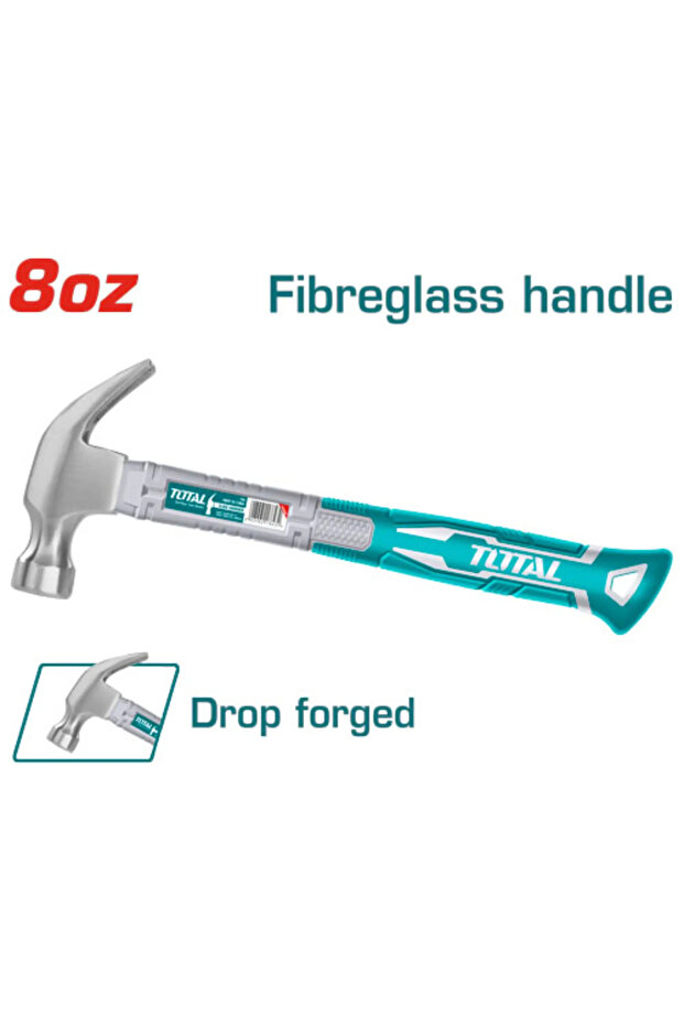 شاكوش قلاعي 8oz توتال Thts7308 - 1