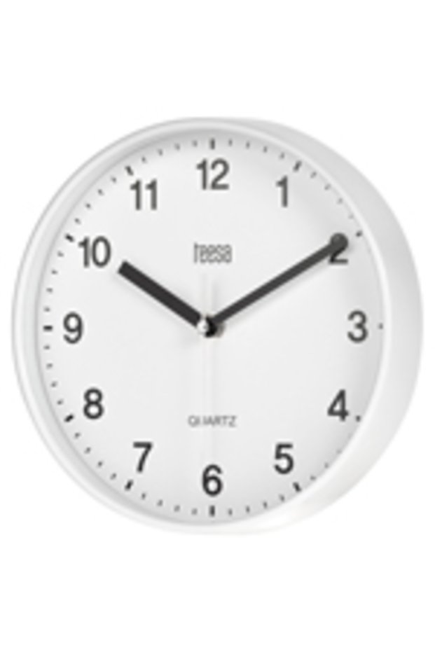 Ceas perete 20cm alb