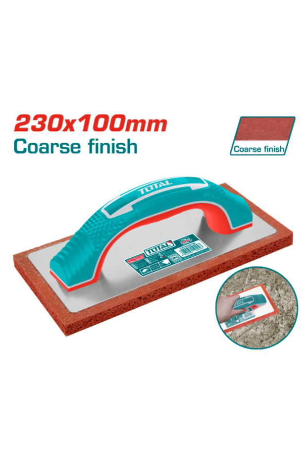 بروة لياسة اسفنج يد بلاستك 230x100mm توتال Tht8320106