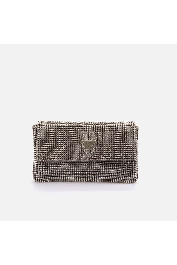 Women's Vegan Silver Crossbody & Messenger Bag