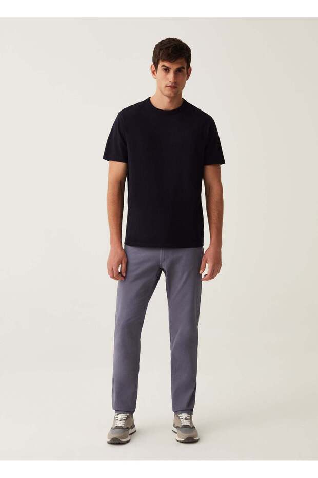 Regular-Fit Trousers With Five Pockets - 1