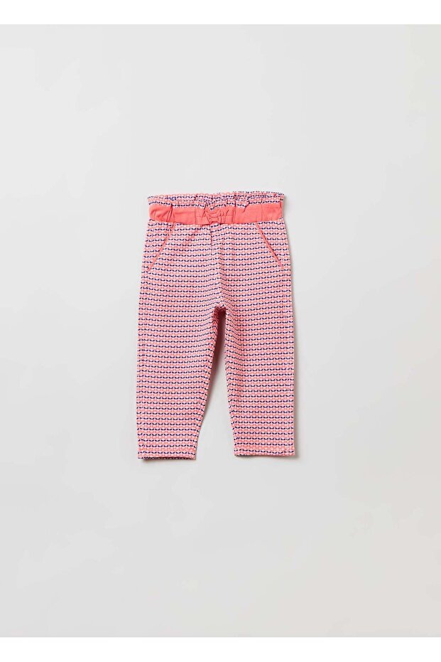 Jersey Trousers With Geometric Print