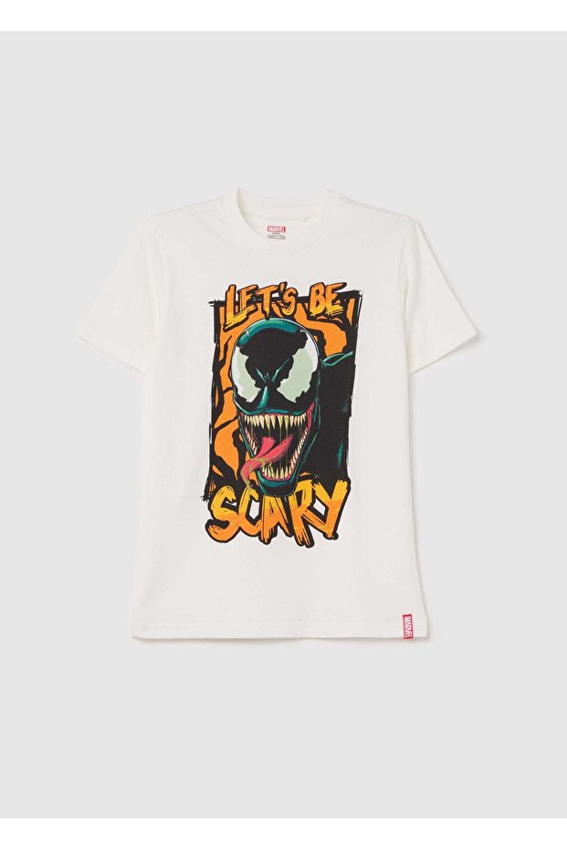 T-Shirt With Venom Print
