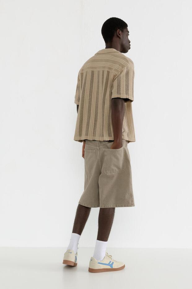 Ajurlu kısa kollu gömlek - 4