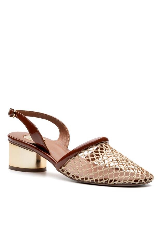 LERAF BEJ TEKSTİL Kadın KALIN TOPUK - 2