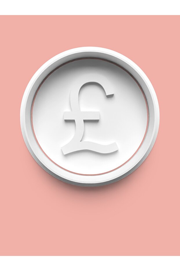 قالب بسكويت على شكل عملة باوند وقالب عجينة السكر 0432-1