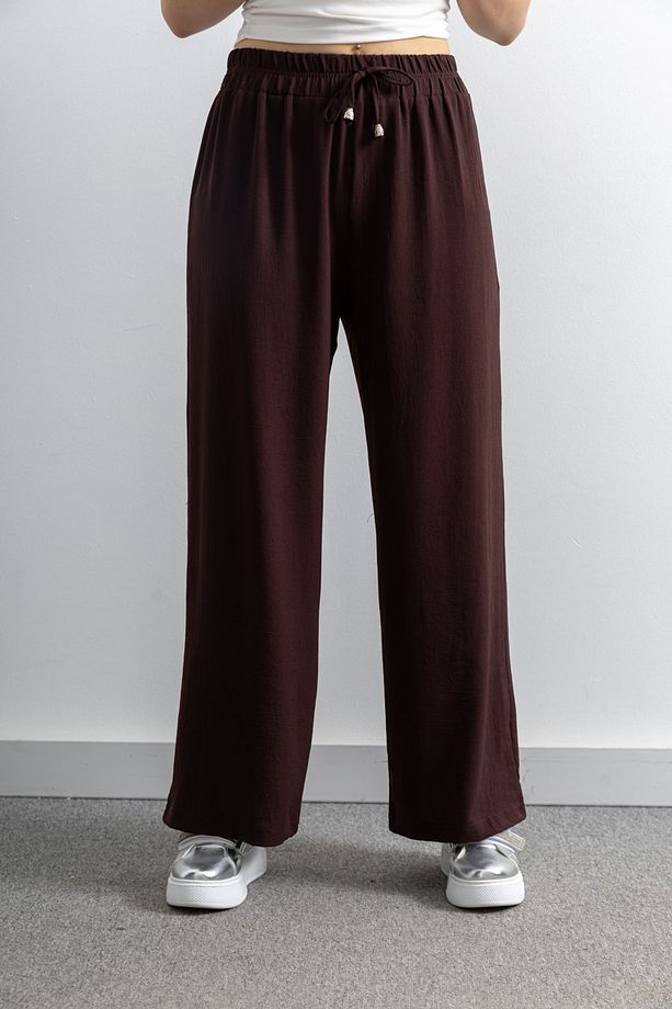 Ayrobin Keten Pantolon - 3