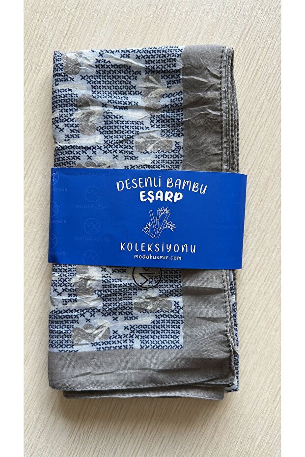 وشاح من الخيزران بنمط زهرة الربيع - 1