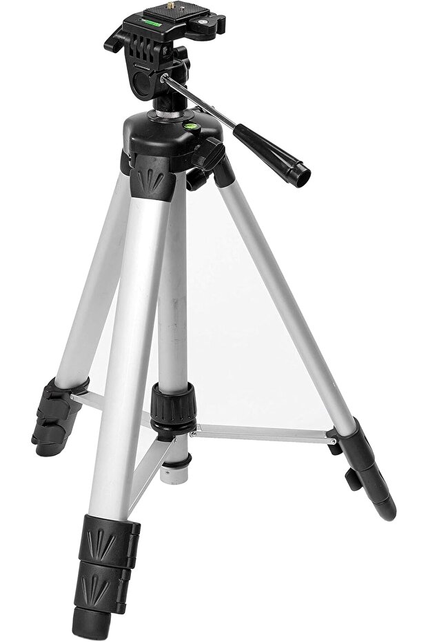 Adjustable Aluminum Alloy Tripod Stand with Phone Clip & Storage Bag - Multi-Angle Telescopic Selfie
