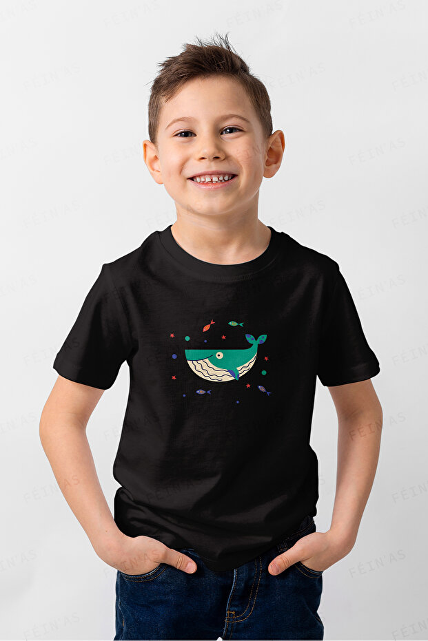 Детска тениска - Кит - 1