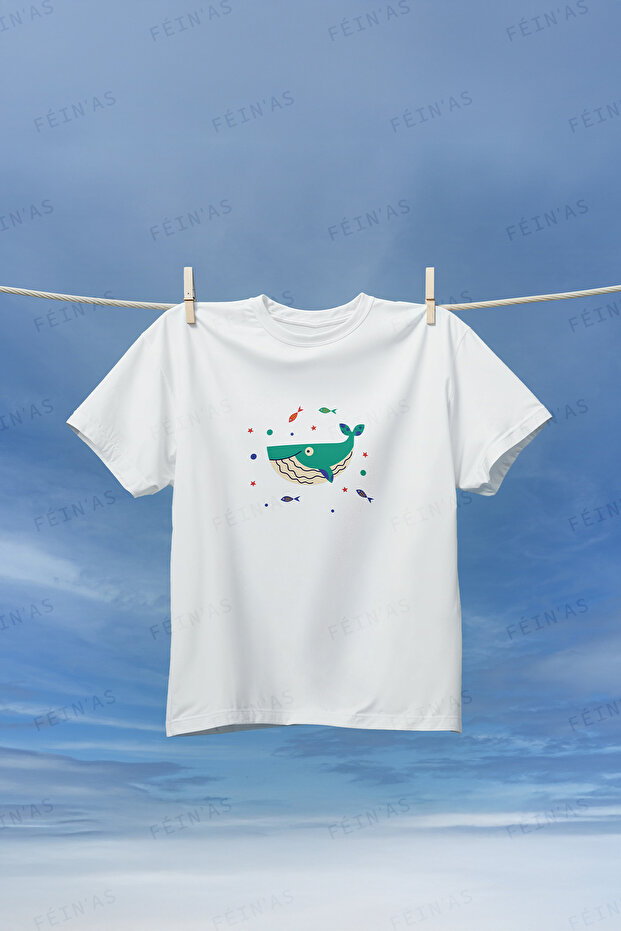 Детска тениска - Кит - 2