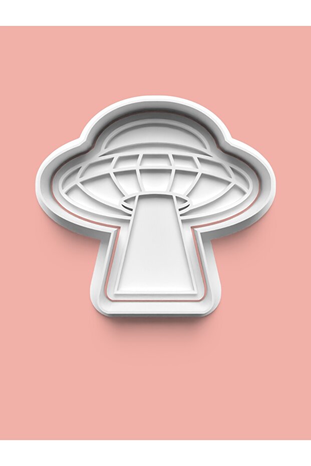 قالب بسكويت وقوالب عجينة السكر على شكل سفينة فضائية UFO 0435-1