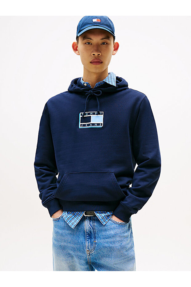 TJM REG POP CLR FLAG HOODIE EXT - 1