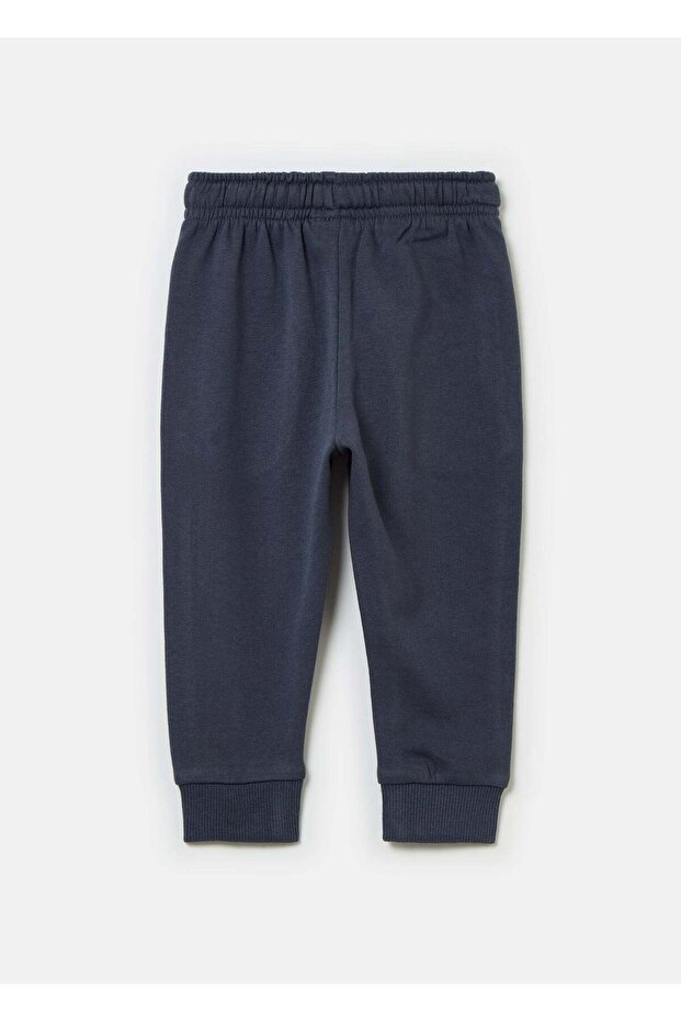 Fleece Joggers With Drawstring And Print - 2