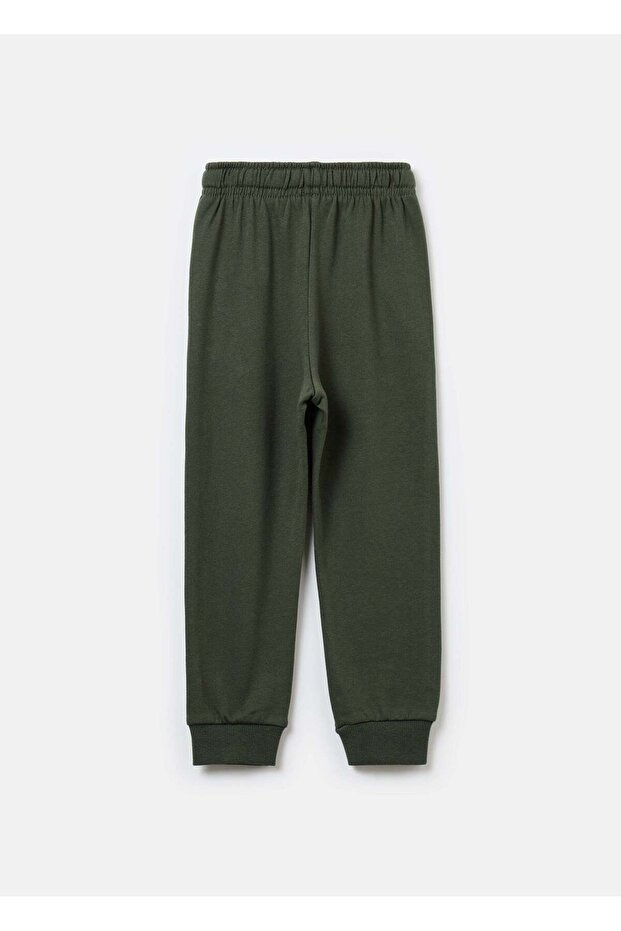 بنطال رياضي من الصوف مع جيوب ورباط - 2