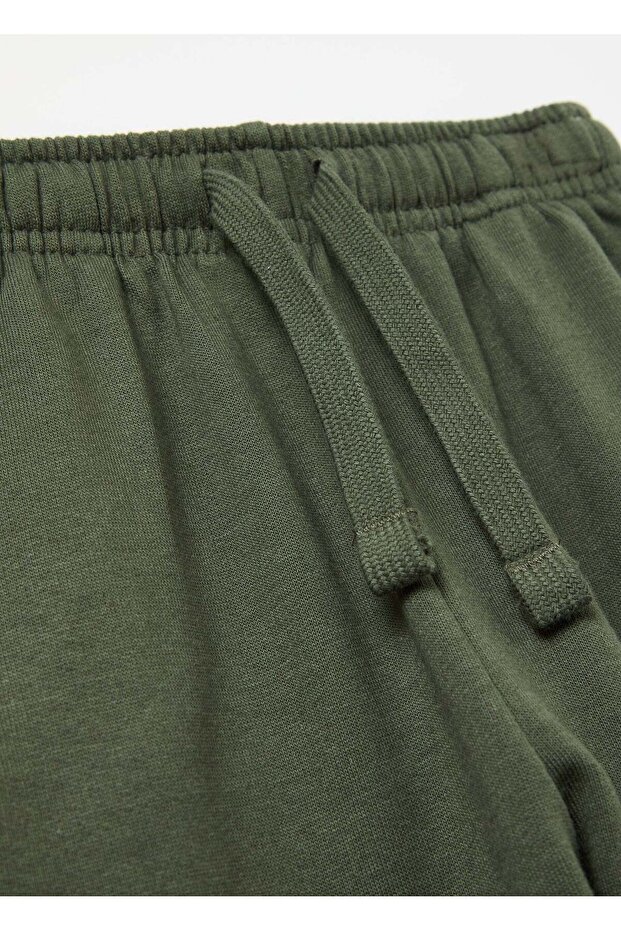 بنطال رياضي من الصوف مع جيوب ورباط - 4