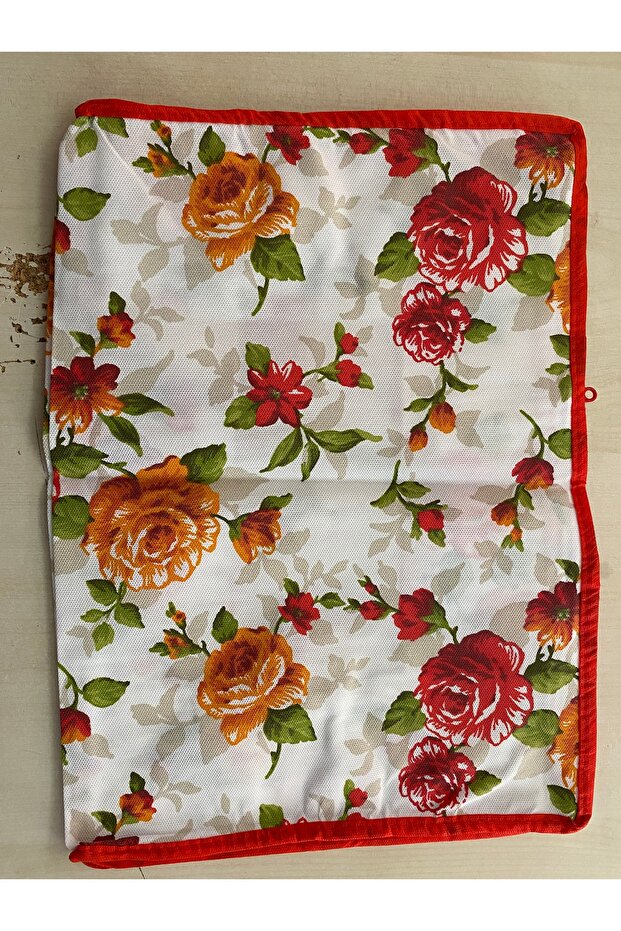 حقيبة سترة منقوشة بالزهور 1 قطعة - 1