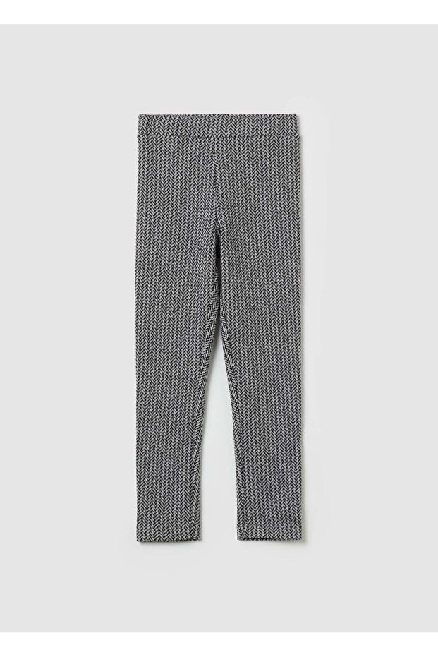 Stretch Leggings With Pattern - 1