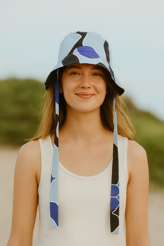 Women's Mint Tie Bucket Hat Mnl-052