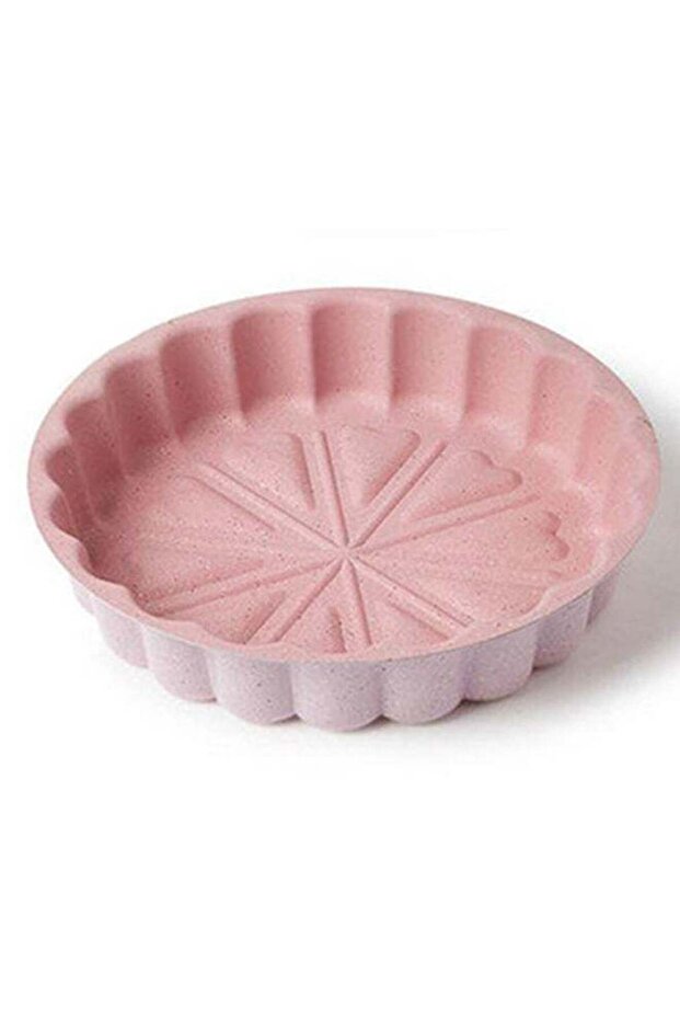 Cake Mould, 24 CM Cake Pan (Flower Shape), Pink
