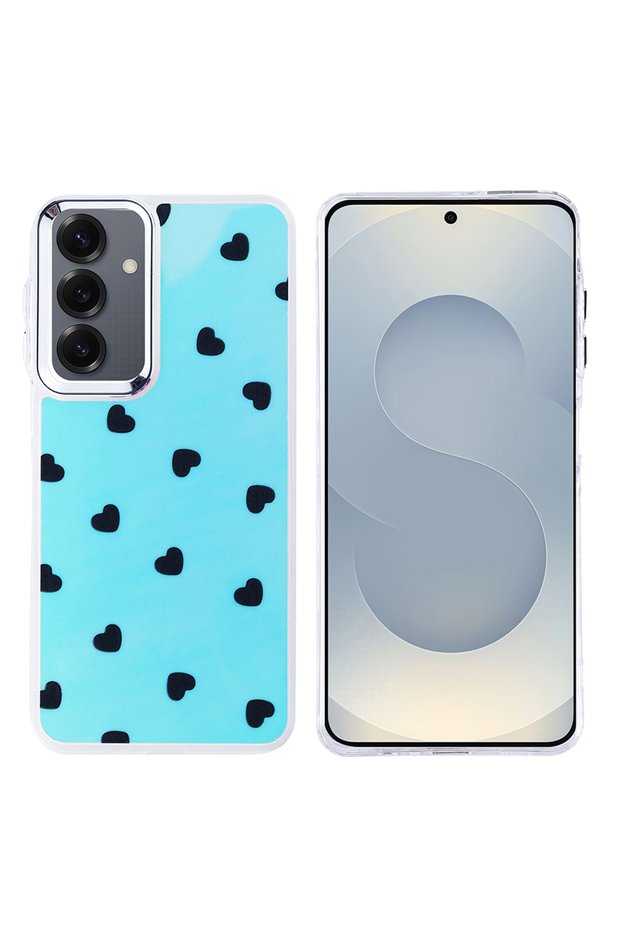 Galaxy S25 Case Tkng Hadra Cover with Airbag Design - Heart