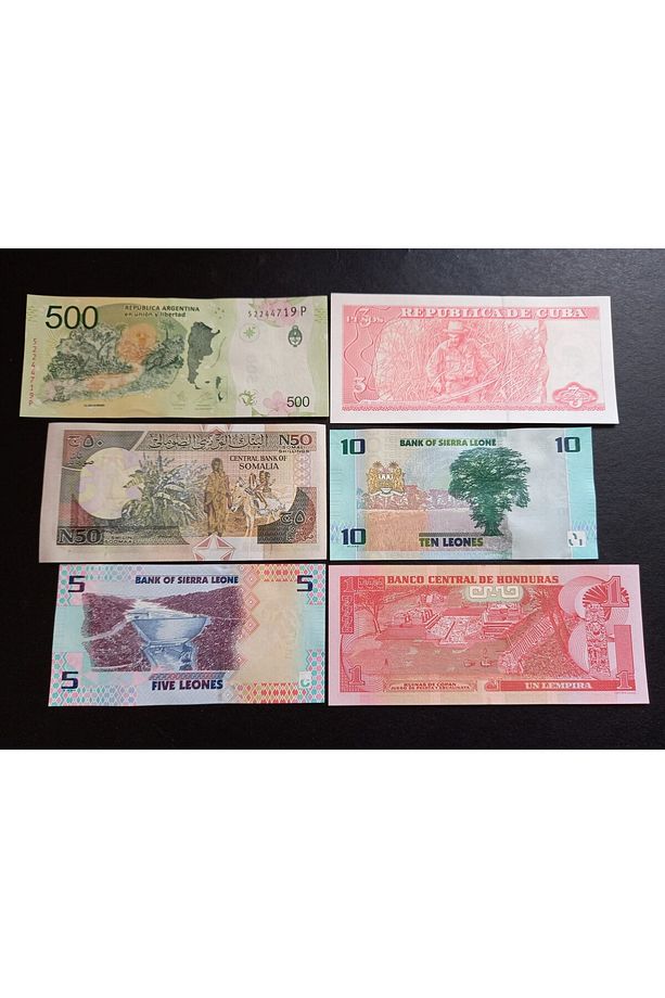3996368733558de98a 3lü Koleksiyon Başlangıç seti Çil Yabancı Kağıt Para - 4