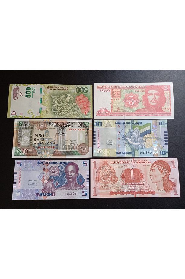 3996368733558de98a 3lü Koleksiyon Başlangıç seti Çil Yabancı Kağıt Para - 3