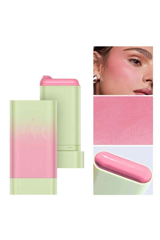 Moisturizing Pink Blush Stick Natural Creamy Cheek Tint