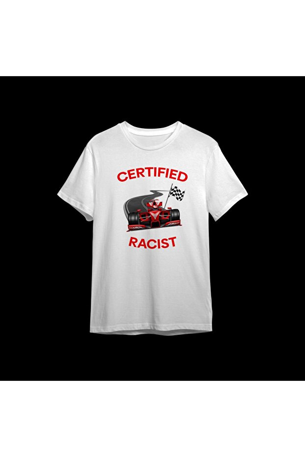 CERTIFIED RACIST tee tişort - 1