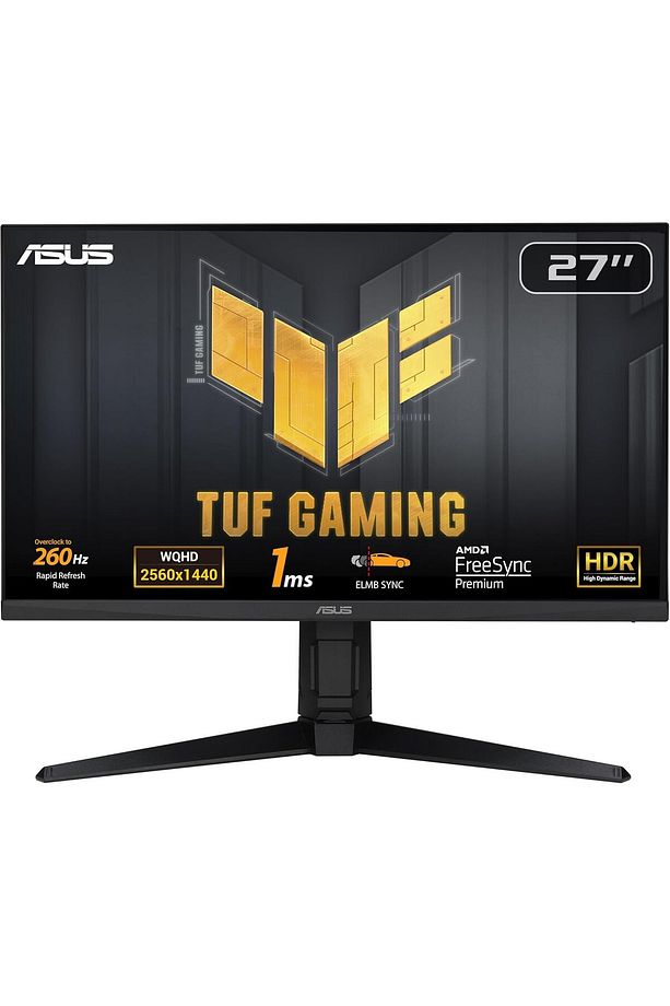 TUF GAMING VG27AQML1A 27 HDR400 GAMING 2K IPS FREESYNC VE G-SYNC UYUMLU 2560x1440 1MS 260HZ DP HDMI - 1