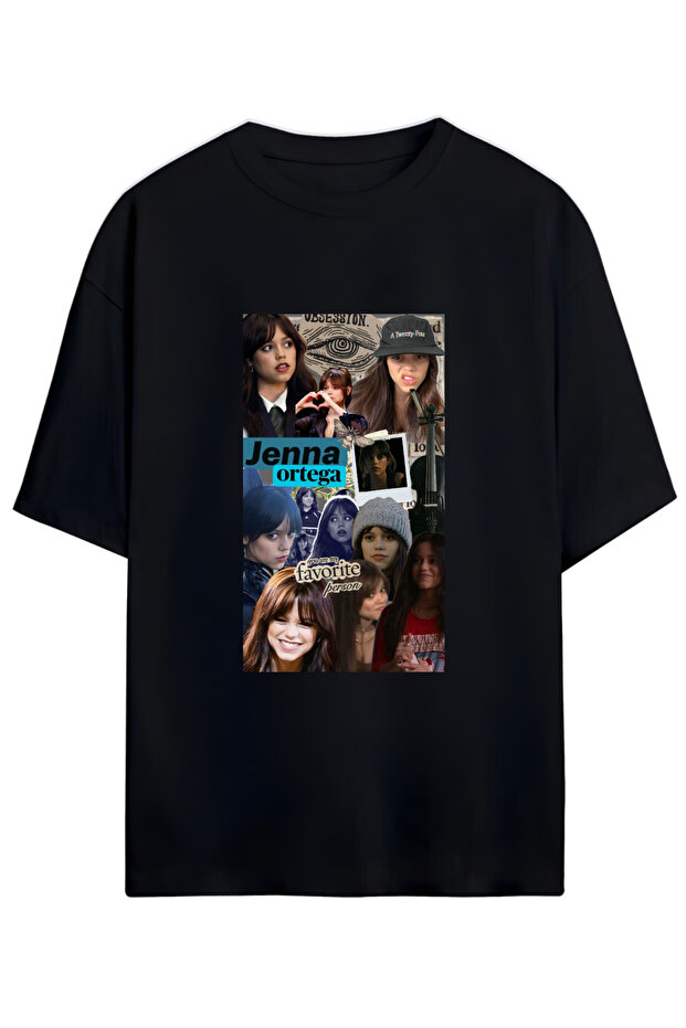 Jenna Ortega Custom Unisex Cotton Tshirt for Fans