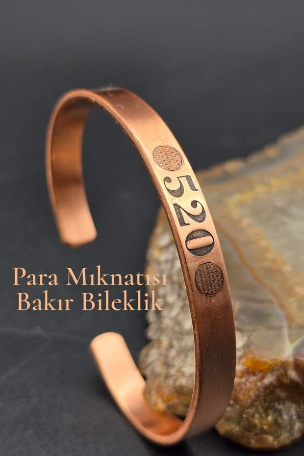 Pure Copper Coin 520 Bracelet Adjustable Handcrafted Very Good Quality (Gift, Daily
