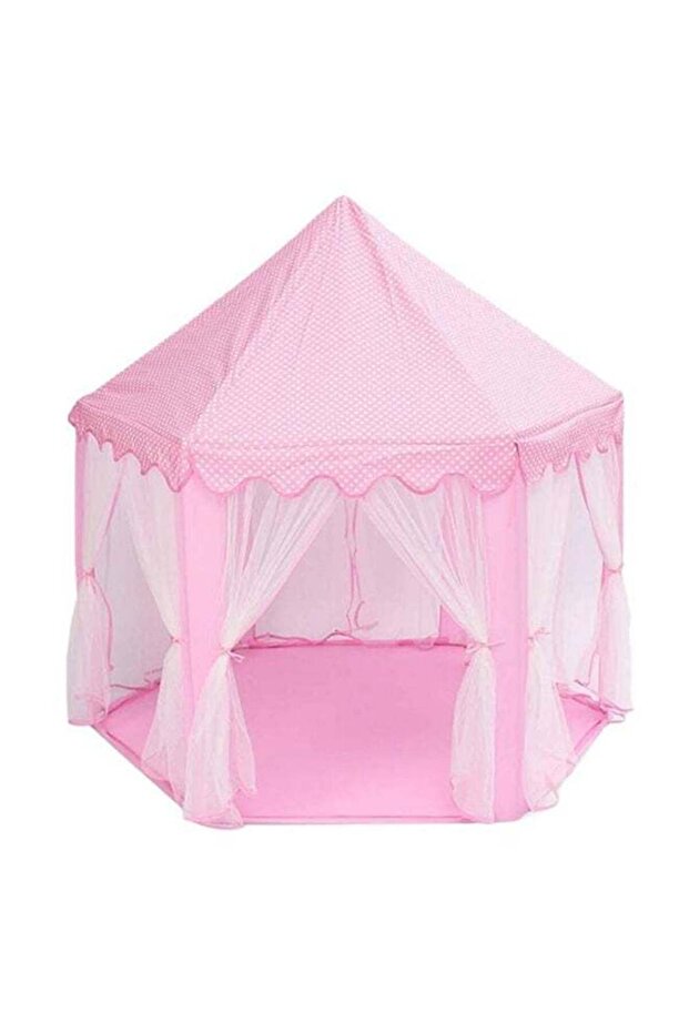 Hexagonal Princess Castle Tent Toy Blooming time