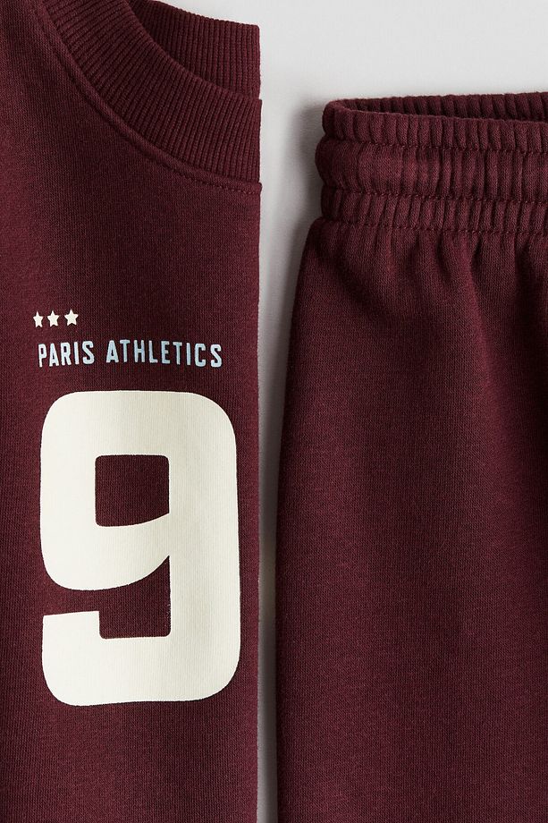 2 Parçalı Sweatshirt ve Jogger Pantolon Set - 2