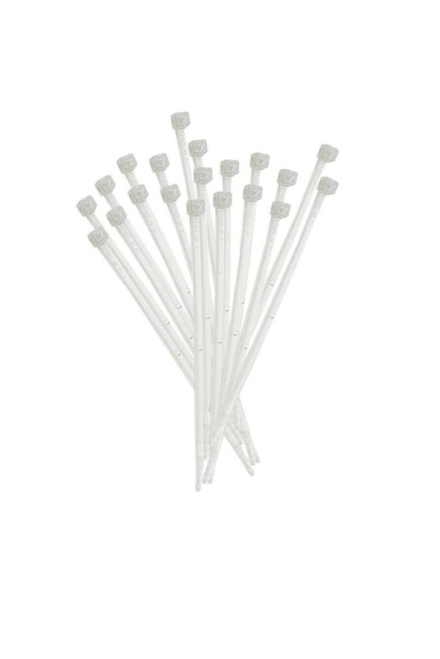 BRIDA PLASTIC 3.5x370 ALB 100BUC/PAC
