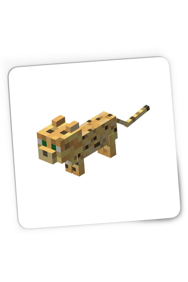 Mousepad Gaming Minecraft Ocelot Mob, 21x19 cm