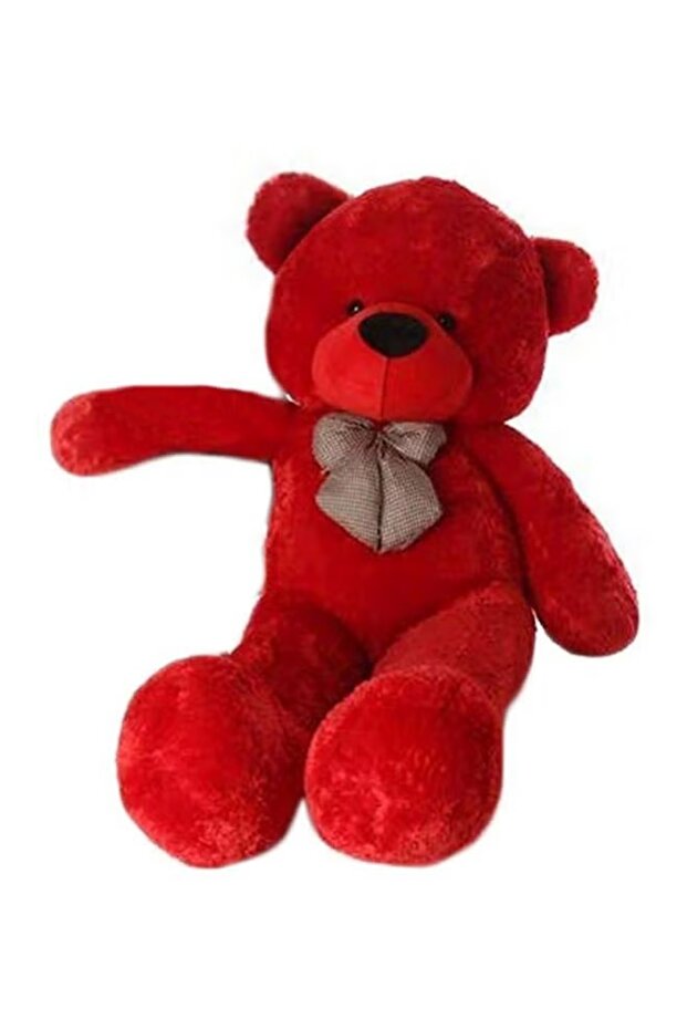 دمية دب محشوة مع شريط فيونكة - 1