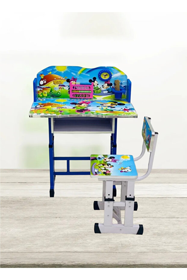 طاولة دراسة وكرسي قابلان للطي - 2