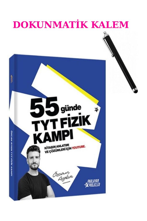 Özcan Aykın 55 Günde TYT Fizik Kampı GÜNCEL BASKI +DOKUNMATİK KALEM - 1
