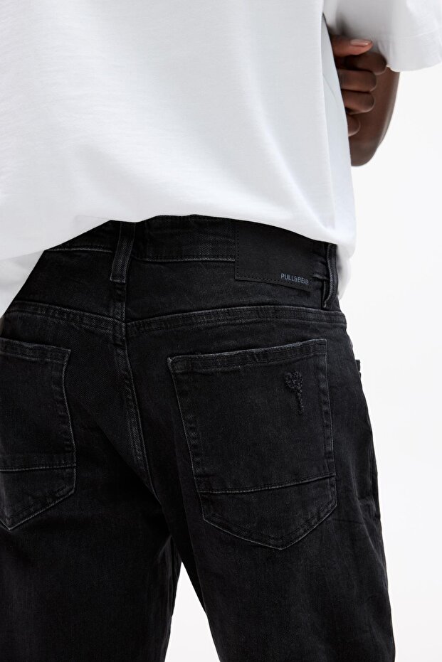Yırtık skinny jean - 3
