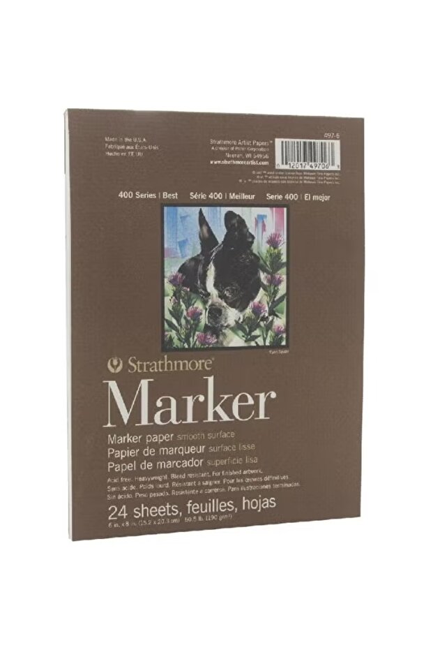 Marker 400 Drawing Pad White - 1