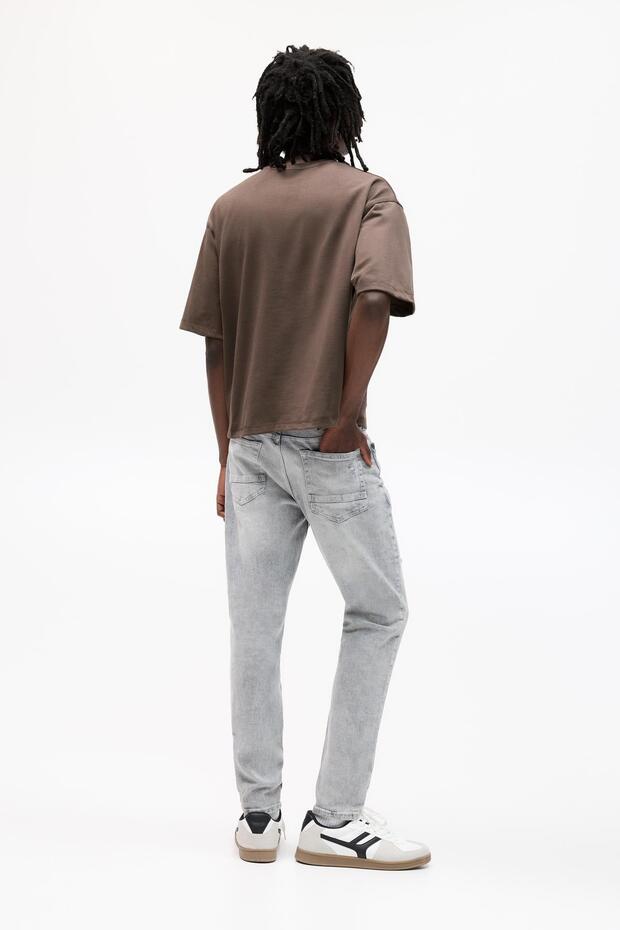 Yırtık skinny jean - 4